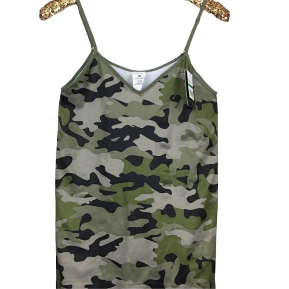 Energie size large camouflage camisole seamless cami /tank top